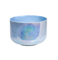 9" B0 True Tone Blue Egyptian Bowl Frosted Inside Special Edition Alchemy™ Crystal Tones Singing Bowl